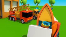Kids 3D Construction Cartoons for Children 9: Leos SEA BOAT! (грузовичок Лева/트럭 레프, 자동차