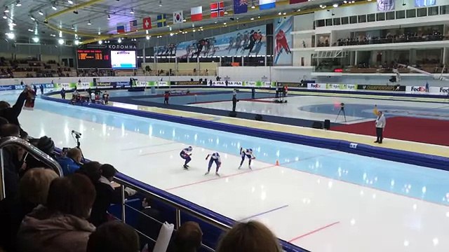 ЧМ по Конькобежному спорту 2016 в Коломне, Командная гонка, женщины, старт сборной России