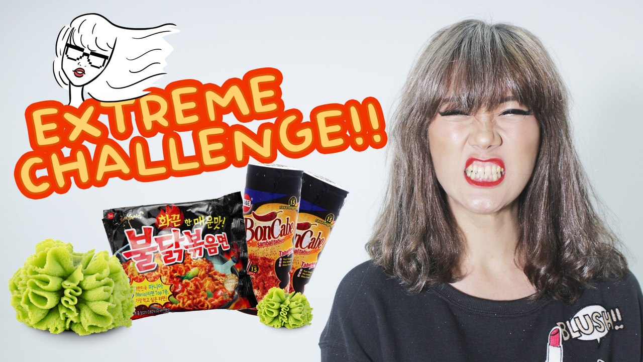Samyang, Bon Cabe, Wasabi & Dance Kpop - Ria' V...