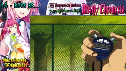 15 Romance Anime you might have Missed!