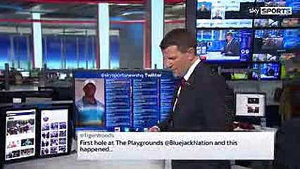 Tiger Woods Saw 11 year old Taylor Crozier Hits Hole In One