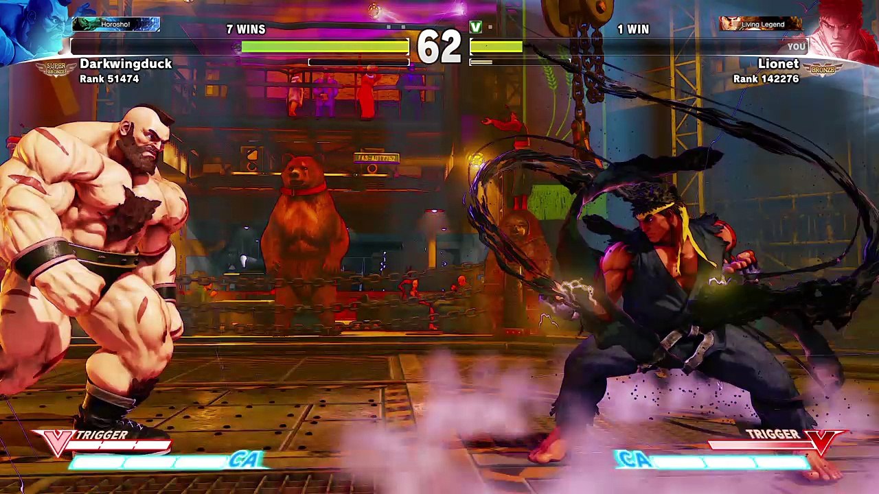 STREET FIGHTER V - Ryu vs Zangief