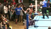 02.25.2016 Magatsuki (Kengo Mashimo & Yuki Sato) (c) vs. Makoto Oishi & Shiori Asahi (KAIENTAI Dojo)