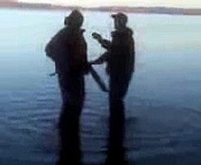 Gun Barrel splits after underwater