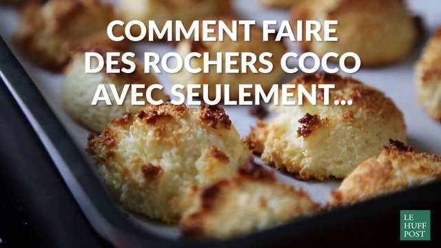 Comment faire des rochers coco... avec seulement deux ingrédients ?