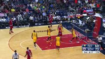 Bradley Beal Goes Down Hard - Pacers vs Wizards - March 5, 2016 - NBA 2015-16 Season