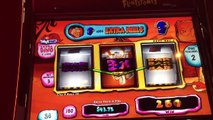 The FLINTSTONES 3 reels slot machine RANDOM FEATURE WINS