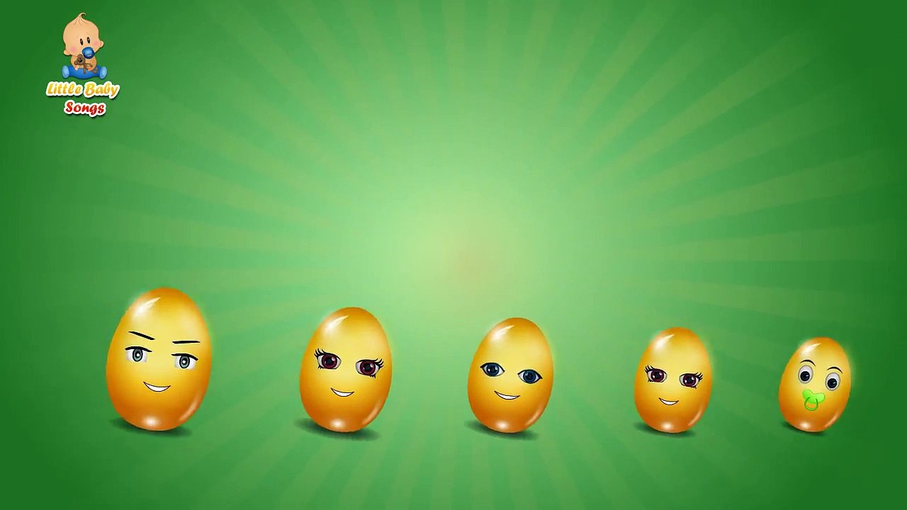 Golden Egg Finger Family | Egg Finger Family Nursery Rhyme | Finger Family Songs For Child