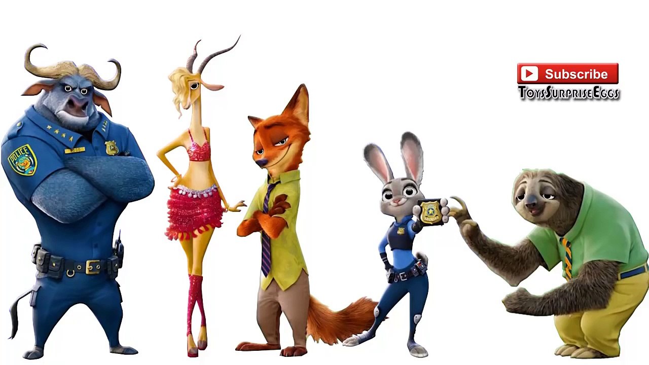 Zootopia Finger Family | Nursery Rhymes Lyrics Daddy Finger | Disney Zoomania Familie Kind
