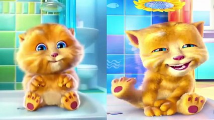Are You Sleeping Funny Cat Talking Ginger ~ Nursery Rhymes ~ Kids song