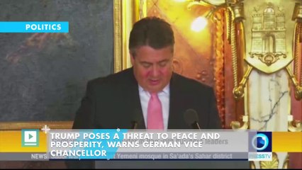 Trump Poses a Threat to Peace and Prosperity, Warns German Vice Chancellor