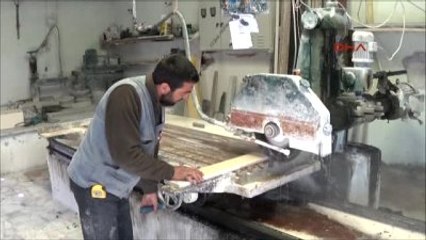 Bitlis Cumhurbaşkanı Erdoğan'ın Portresini Mermere İşledi