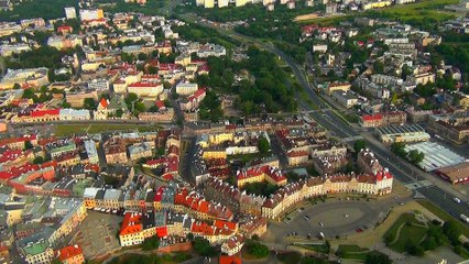 Lublin z lotu ptaka.