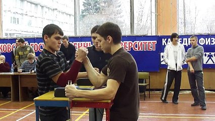 22 чемпионат МГУ по армрестлингу. Мужчины до 60
