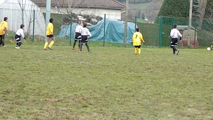 AS COURS U11 / GOAL FOOT 2  LE 5/3/16 action de Mathis