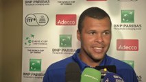 Tennis - Coupe Davis : Tsonga «On s'est régalé»