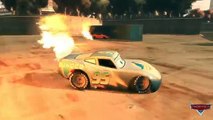 Biggest Track Dinoco McQueen VS Subaru Disney pixar car by onegamesplus