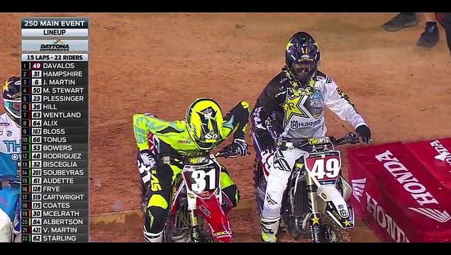 2016 Daytona Supercross 250 Main Event (Monster Energy Supercross Round 9)