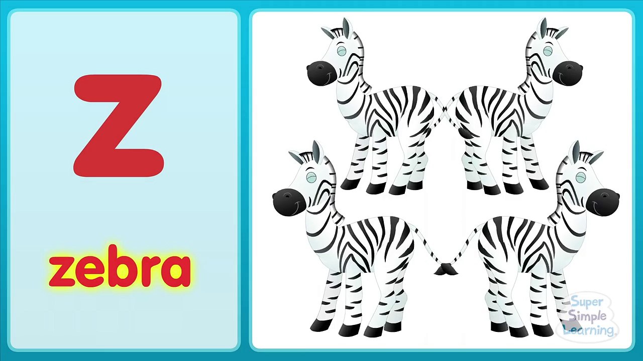 The Z Song (Lowercase)  Alphabet Song  Super Simple ABCs