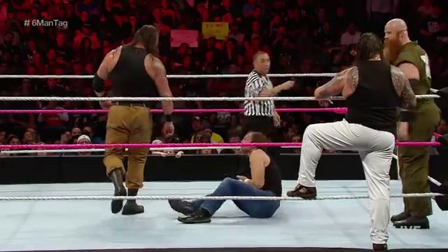 Roman Reigns, Dean Ambrose & Seth Rollins vs. The Wyatt Family- Raw, October 19, 2015