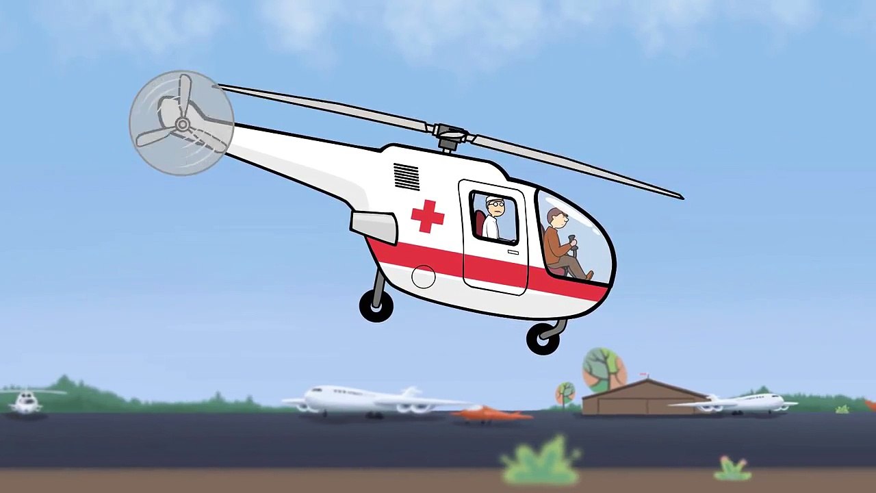 Big Construction! Vehicles & Cars Learn to make a Helicopter! (мультфильм конструктор/สร้า