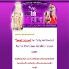 Check out these How To Cut Hair For Beginners - Zero Competition + 75% Commission