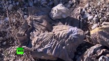 RAW: Mass grave believed to be of Yazidi men killed by ISIS found near Iraqs Sinjar