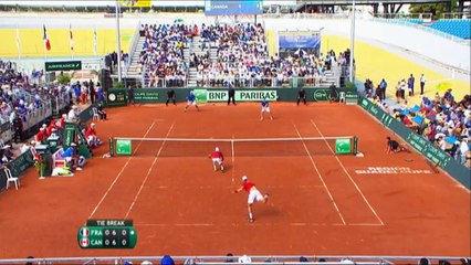 Coupe Davis - France et Italie en quarts, la Serbie trébuche
