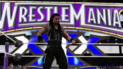 WWE  The Rock vs Roman Reigns Wrestlemania  HD