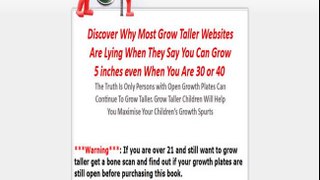 How To Grow Taller Children (DOWNLOAD)