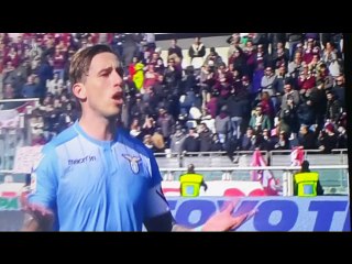 BIGLIA SOTTO LA CURVA DELLA LAZIO A TORINO - 6 MARZO 2016