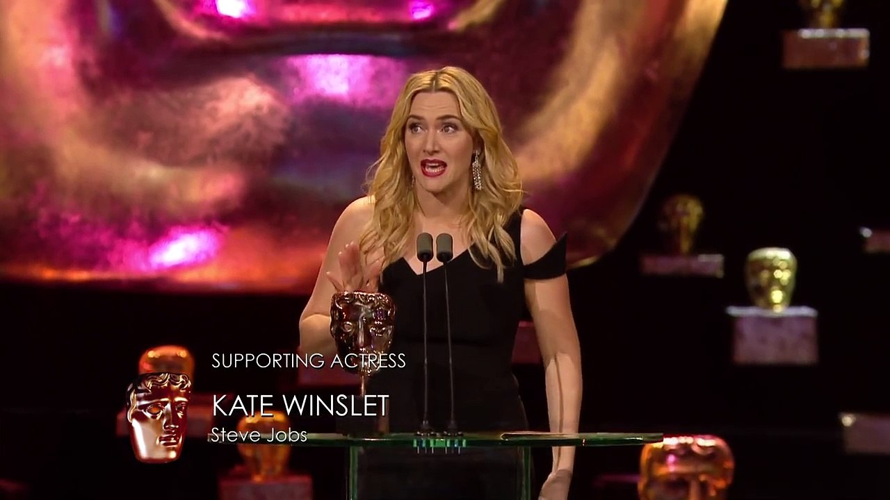 Kate Winslet wins Best Supporting Actress award - The British Academy Film Awards 2016 - BBC One