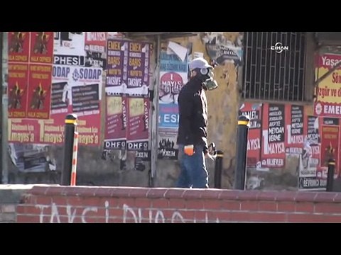 Okmeydanı savaş alanına döndü