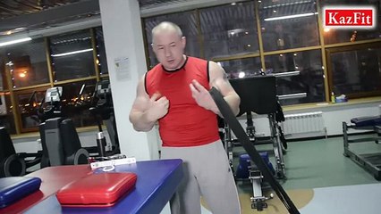 Kazfit-v2- Роман Кушьялов - чемпионская тренировка по армреслингу