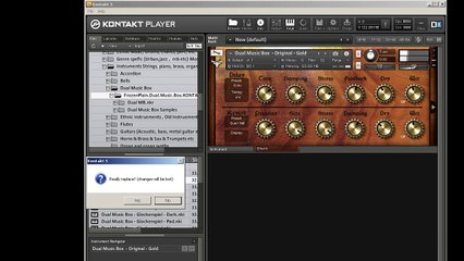FrozenPlain Dual Music Box Kontakt library Walkthrough