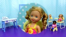 Frozen Kids Barbie Dolls Get Spiderman Teacher & Learn to Not Be Copycats by DisneyCarToys