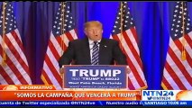 “Creo que Marco Rubio tuvo una muy mala noche y debería abandonar la carrera”: Donald Trump