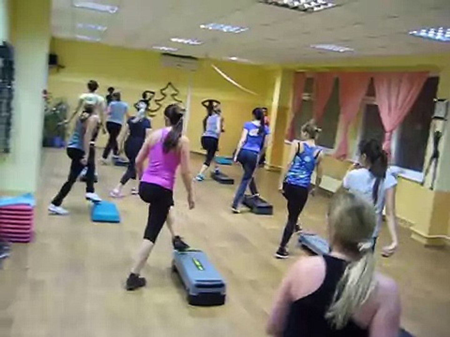 ⁣Step aerobic- степ аеробика power step Step Interval Dance Step
