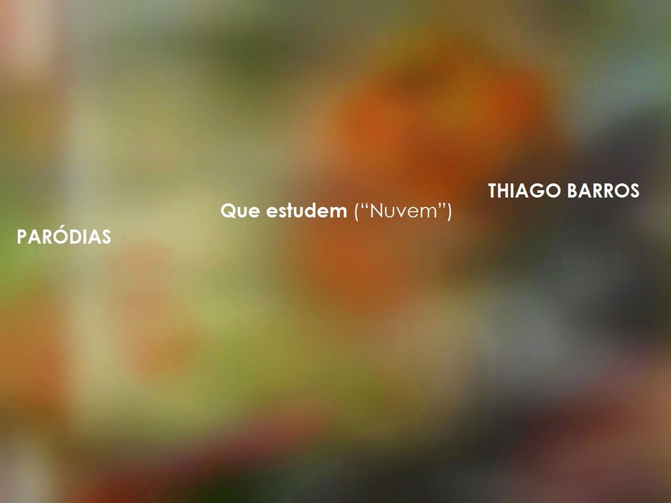 Que estudem (Nuvem)