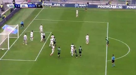 Alfred Duncan Fantastic Goal - Sassuolo vs AC Milan 1-0 (Serie A 2016)