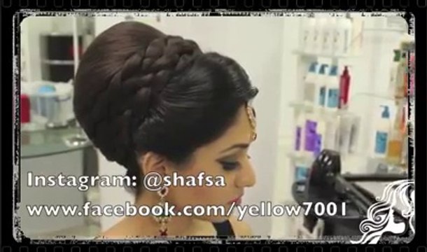 Bridal Hair Style Tikka & Dupatta Setting Tutorial - video Dailymotion