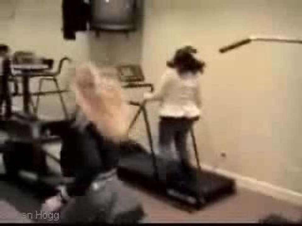 Girl Vs Treadmill