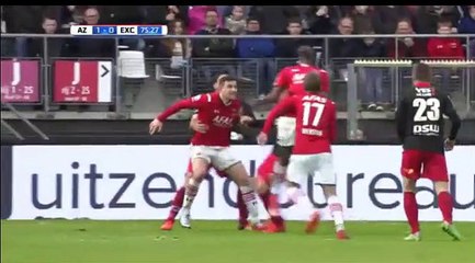Janssen Penalty GOAL (2:0) AZ Alkmaar vs Excelsior - 06/03/2016