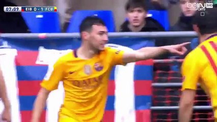 اهداف مباراة برشلونة وايبار 2-0 - الشوط الاول HD