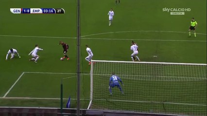 1-0 Luca Rigoni Goal Italy  Serie A - 06.03.2016, Genoa 1-0 Empoli FC