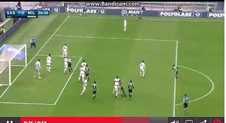 Super Power Kick and Super GOAL  by Duncan - Sassuolo  1  - 0	 AC Milan