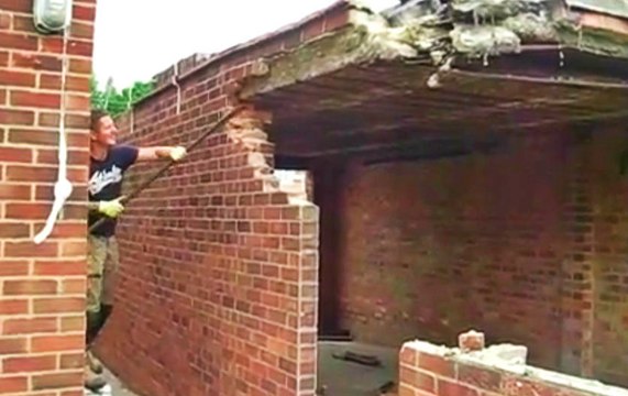Man Crushed By Brick Wall After Demolition Fail