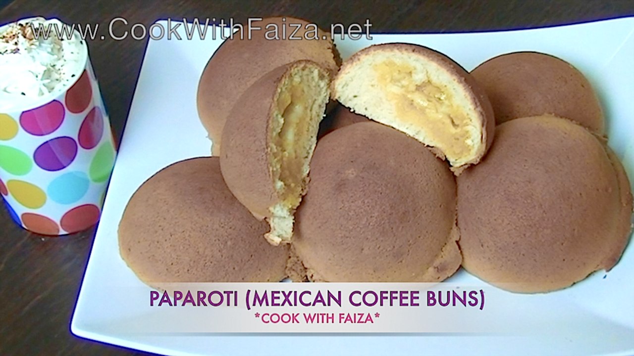 PAPPAROTI (MEXICAN COFFEE BUNS) *COOK WITH FAIZA*