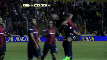 Gol de Blandi. Olimpo 0 - San Lorenzo 2. Fecha 3. Primera División 2015.