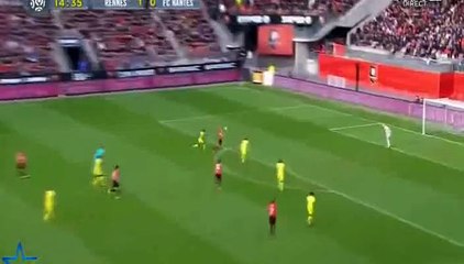Kamil Grosicki Goal - Rennes 2 - 0 Nantes 06-03-2016 HD